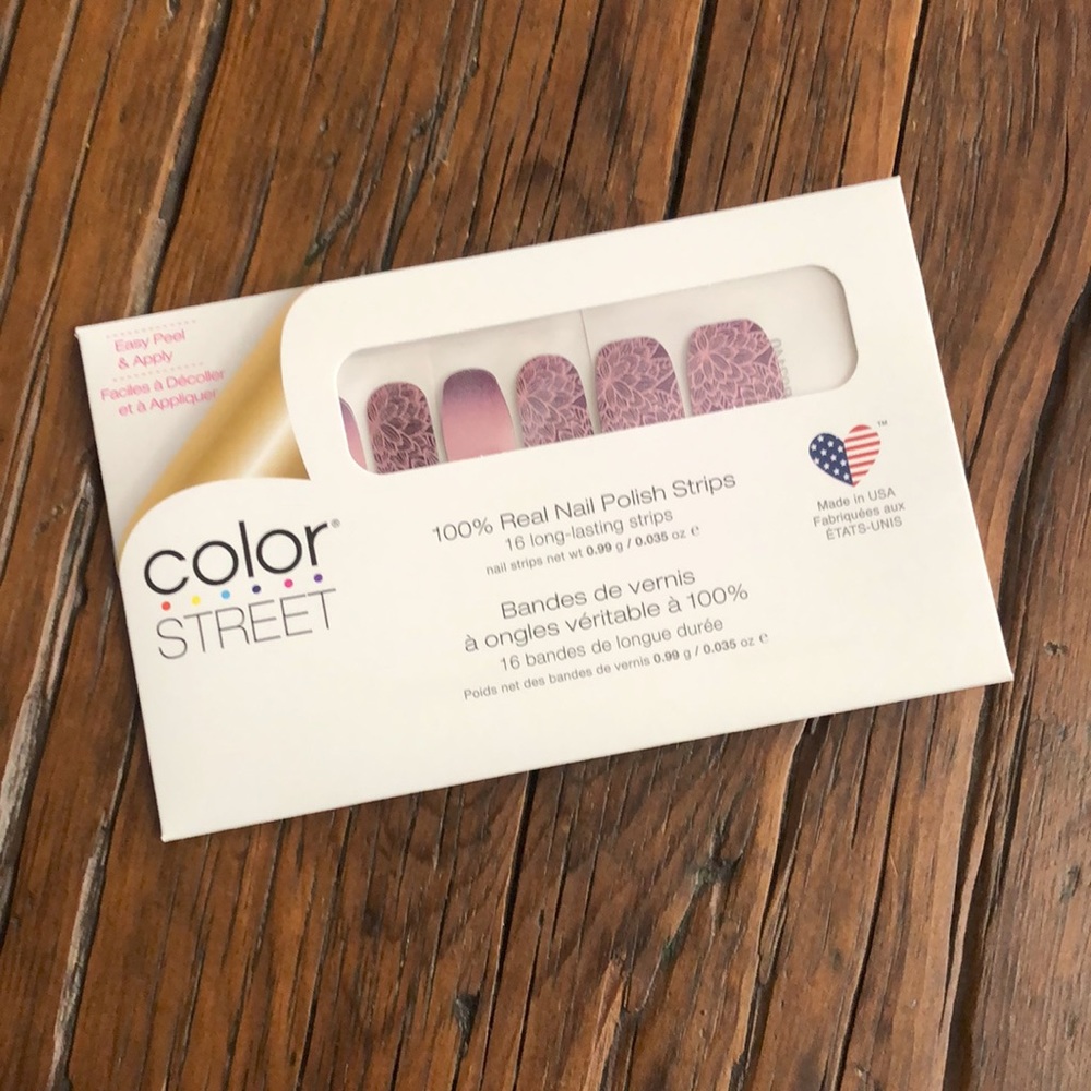 Color Street Real Nail Polish Strips Rule Of Plum